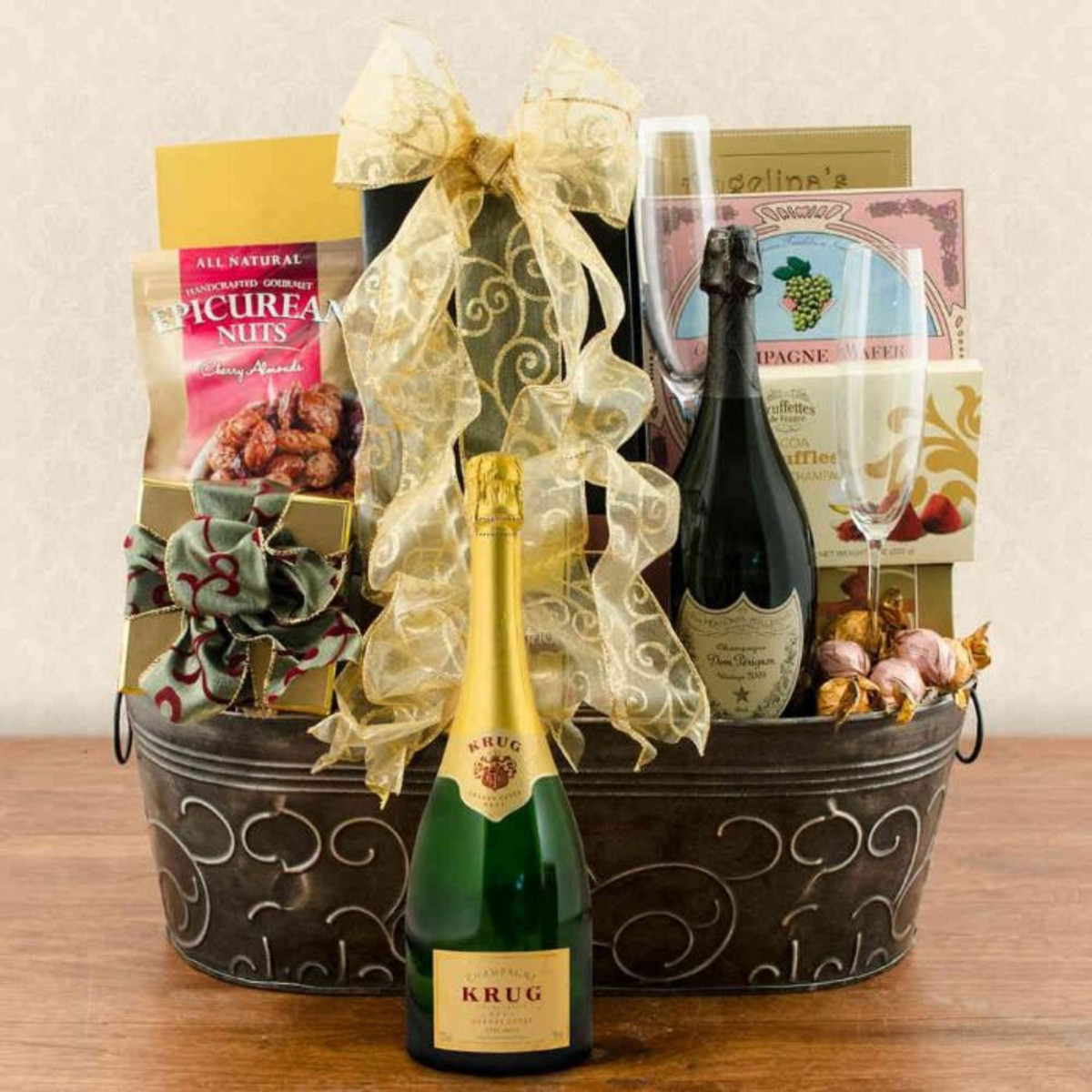 Krug & Dom Luxury Champagne Gift